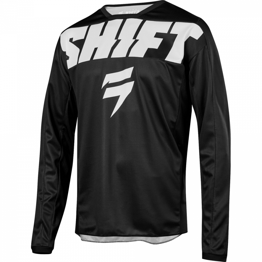 Мотоджерси подростковая Shift White York Youth Jersey Black